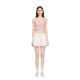 BM white short skirt pleated skirt for women 2025 summer new cake skirt pure style slim short puffy skirt
