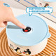 
A little naughty x Pingu official IP authorized ceramic fresh-keeping bowl medium size