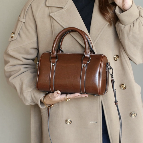 Сумка через плечо, подушка, кожаная бостонская сумка, сумка для телефона, изысканный стиль