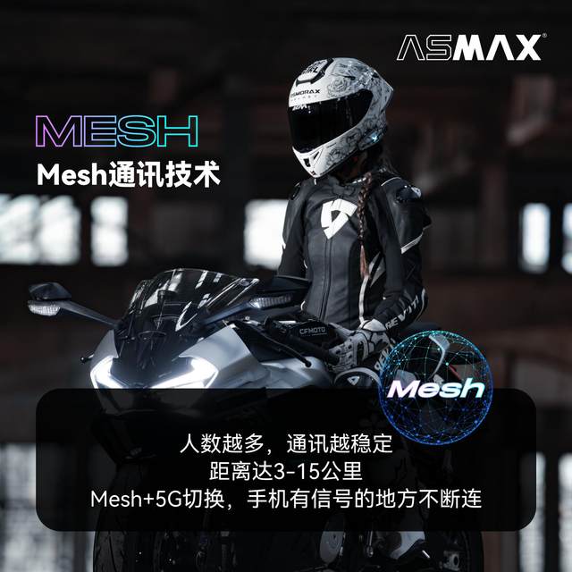 ASMAX F1 PRO MAX Muxin helmet Bluetooth headset motorcycle riding full helmet built -in intelligent voice