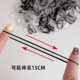 Disposable small rubber band women's hair tie black leather case high elasticity and durable headband does not hurt hair children's hair tie
