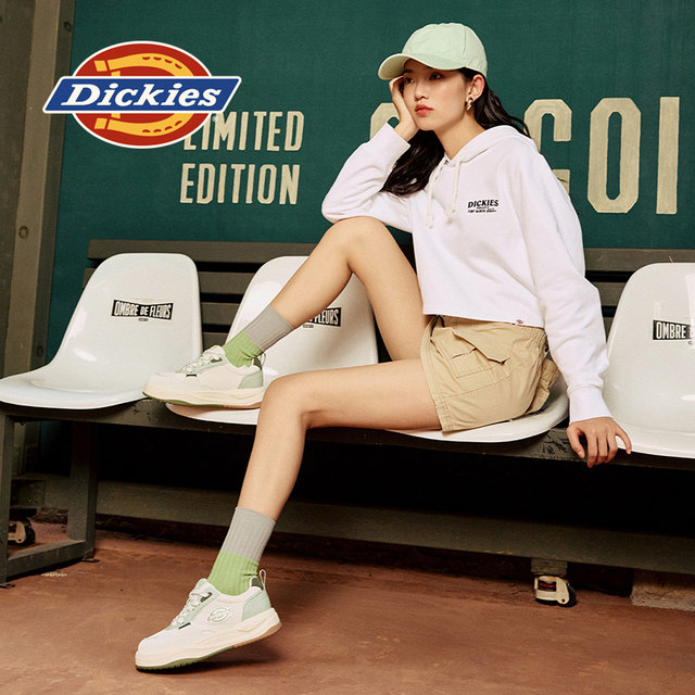 Dickies women's shoes outdoor shoes 2025 summer new mesh breathable sports shoes women's thick sole casual shoes women