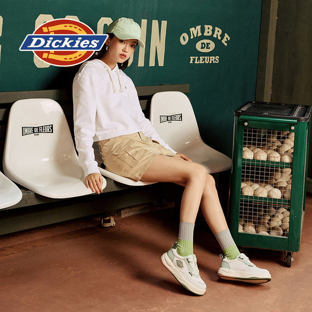 Dickies women's shoes outdoor shoes 2025 summer new mesh breathable sports shoes women's thick sole casual shoes women