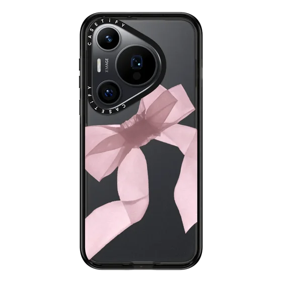 Spot CASETiFY pink organza ribbon bow suitable for Huawei