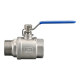 
304 stainless steel inner and outer wire ball valve two-piece two-piece high temperature resistant 300 degree inner and outer ball valve valve switch