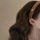 High-ceiling caramel coffee bow headband for women when going out, versatile hair accessories, hair clips, headband, face wash, hair press headband