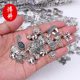 Tibetan silver mixed packaging 50g Tibetan silver accessories pendant stent handmade DIY bracelet bead accessories silver accessories accessories
