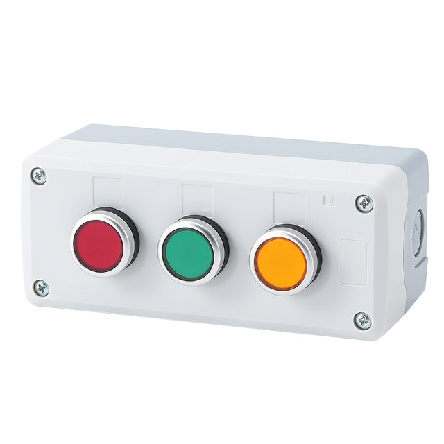 High quality button switch control box 123456 holes start and stop fan ...