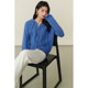 Basic House/Baijiahao hooded double zipper sweater spring style solid color loose raglan cardigan jacket