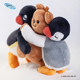 Shan Moai hug Pingu penguin pendant birthday gift to give girlfriends girl girl doll plush keychain

