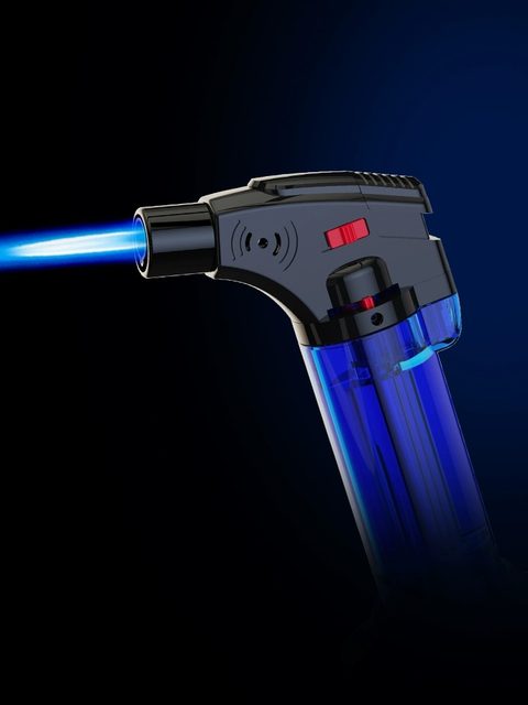 Windproof lighter inflatable igniter cigar point moxibustion point moxa stick special welding gun spray gun lighter durable