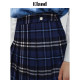Yilian skirt women's college style short skirt pleated skirt A-line skirt