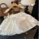 Lace fluffy cake short skirt for women in autumn new large size fat mm high waist slim small A-line gauze skirt
