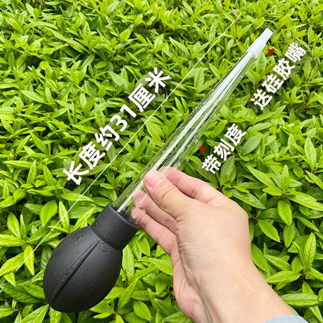 Flower pot tray water absorber tray water accumulation artifact mini large straw water change pump large dropper gardening tool