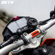 SETII motorcycle mobile phone riding bracket sports car street car retro car universal quick-release shock-proof shock-absorbing SP bracket