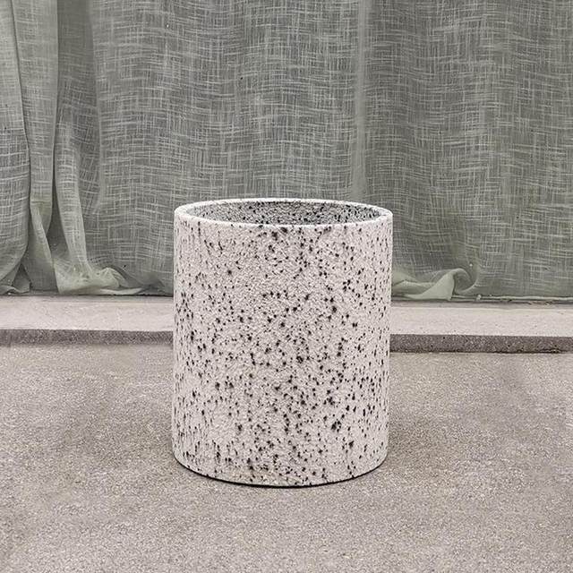 
Nordic style sandblasted fiberglass floor-standing combination flower pots, green plants, gardening shopping malls, hotels, home furnishings and furnishings