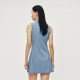 AOT Knitted Lapel Women's Sleeveless Dress丨Modify Body丨Small V-neck丨Quick-drying Anti-wrinkle and Antibacterial
