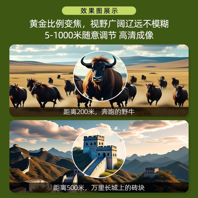 Children's telescope toys boys and girls high power high definition binocular baby experiment elementary school student magnifying glass does not hurt eyes