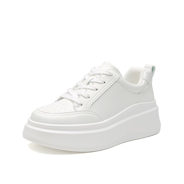 Dadong thick sole versatile white shoes for women 2025 new summer casual sports lightweight board shoes hot canvas shoes