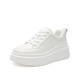 Dadong thick sole versatile white shoes for women 2025 new summer casual sports lightweight board shoes hot canvas shoes