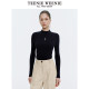 TeenieWeenie Bear Women's Spring Fashion Slim Half-Turneck Sweater Underwear Simple Plain Base Shirt

