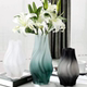 Nordic simple style glass creative flowers special vase living room bedroom lily frosted gradient home furnishings