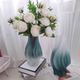 Nordic simple style glass creative flowers special vase living room bedroom lily frosted gradient home furnishings