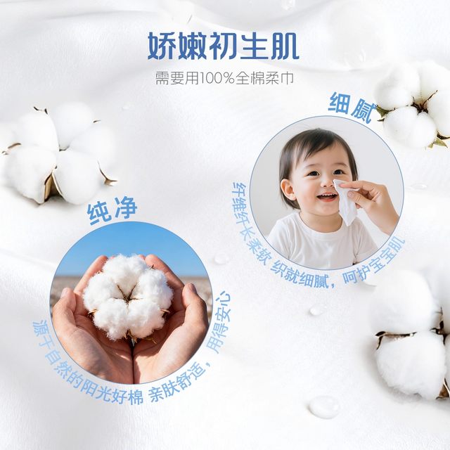 Plant-protected cotton soft towel face towel newborn baby special pure cotton baby cotton disposable mother and baby available genuine