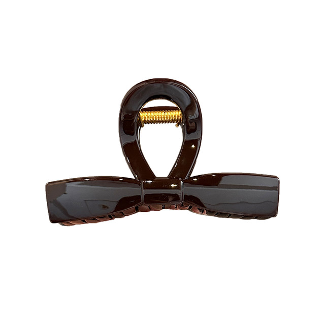 Zhao Lusi's same simple bow-knot grab clip for women, 2025 new style shark clip, hair clip for back of head