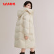 Duck Down Jacket Women's 2024 Autumn and Winter New Arrival Mid-Length Versatile Thickened Removable Hood Warm Duck Down Jacket
