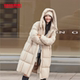 Yaya 2024 New Long Down Jacket Women's Winter Hooded Casual Thickened Fashion Outdoor Fashion Warm Jacket