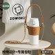 Christmas gift custom thermos cup for women with high appearance, high quality and exquisite bounce straight drinking cup portable and oblique straddle adult
