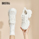 Dadong women's shoes dad shoes 2025 spring comfortable thick sole light casual shoes outdoor sports shoes women's white shoes