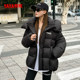 YAYA YAYA down jacket for women winter new style short hooded thickened temperament 90 duck down loose casual jacket