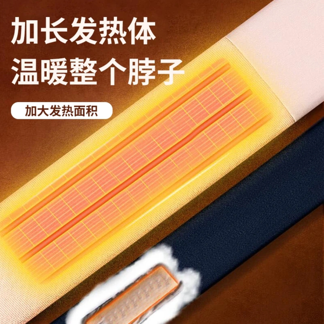 Heating scarf, neck protection, hot compress, men's neck scarf ...