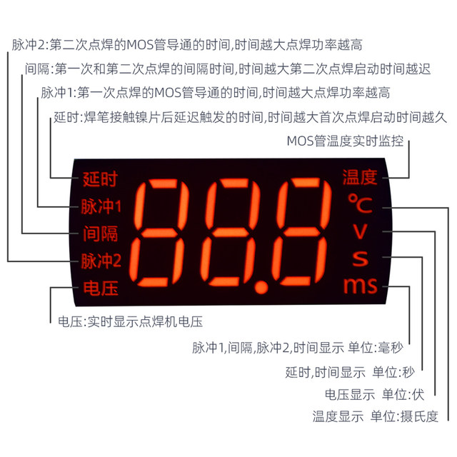 Zhongwei Zhixing handheld small farad capacitor spot welding machine set accessories butt welding control board 18650 lithium battery