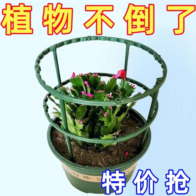 Plant bracket universal flower stand splicing gardening orchid Hualian flower shelf supporting rod inside anti -climbing frame