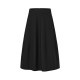 Mandesy solid color high waist skirt for women 2025 summer new fashion commuter versatile A-line mid-length skirt umbrella skirt
