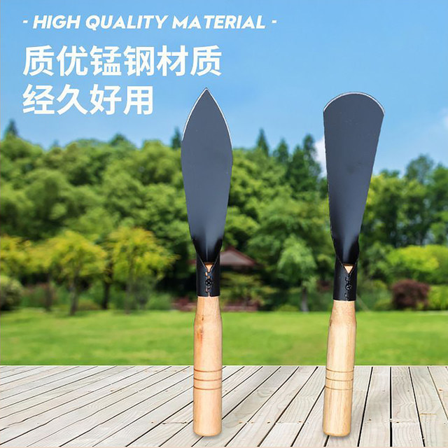 U first try planting vegetables manganese steel small shovel planting flowers and vegetables tools digging wild vegetables and flowers weeding digging shovel gardening