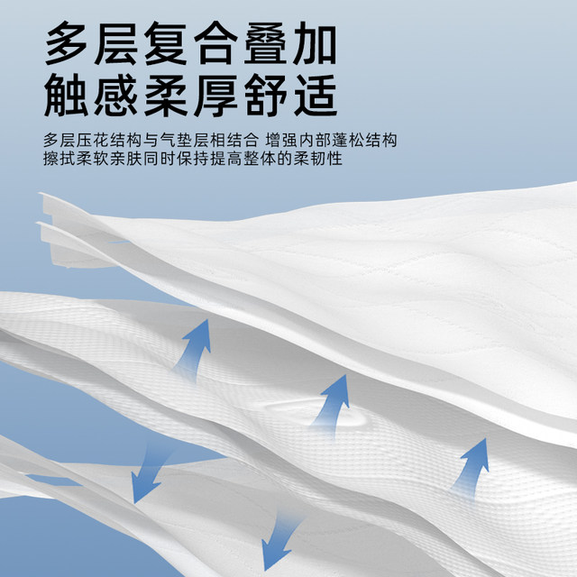 
Plant-protected baby tissue 6-layer thickened household affordable full box mother and baby suitable napkins facial tissue toilet paper