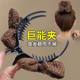 Hair Wanzi Headmaker Claw Clane Bow Covers Female Advanced Female Senior A Autumn and winter hair
