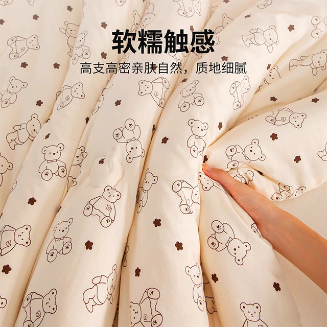 Hongdou Xinjiang cotton quilt winter quilt core thickened to keep warm winter quilt student dormitory single spring and autumn quilt