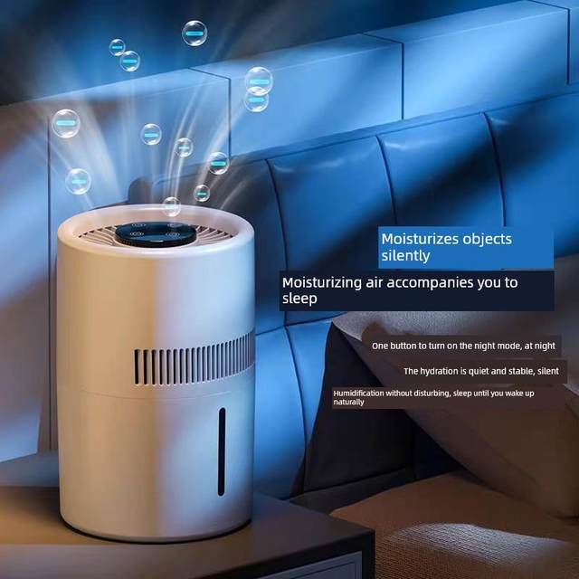 
Ronghu fog-free humidifier maternal and infant grade home for pregnant women and infants bedroom light air humidification and sterilization large capacity