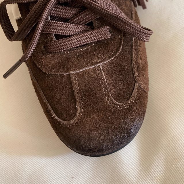 Chio2nd Nanfeng 4cm increased frosted cowhide moral training shoes women's autumn and winter retro casual shoes sports shoes