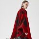 At the beginning, the high-end cloak jacket with cashmere design and retro smudge coat 5162
