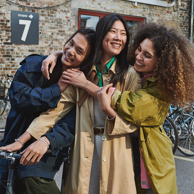 Pandora Pandora Ole Moments Star Moon Open Plain Circle Bracelet 925 Silver Gift