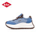 Lee Cooper Retro Denim Forrest Gump Shoes Women's 2025 New Denim Casual Shoes Thick Sole Heightening Daddy Shoes