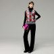Yanyu V -neck sweater Women's winter 2023 new contrasting top temperament, commute vest vest velocity sweater
