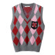 Yanyu V -neck sweater Women's winter 2023 new contrasting top temperament, commute vest vest velocity sweater
