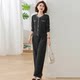 Yanying's new fashionable and fashionable suit in early spring, hot and high-end style, spring mother's casual and loose two-piece set

